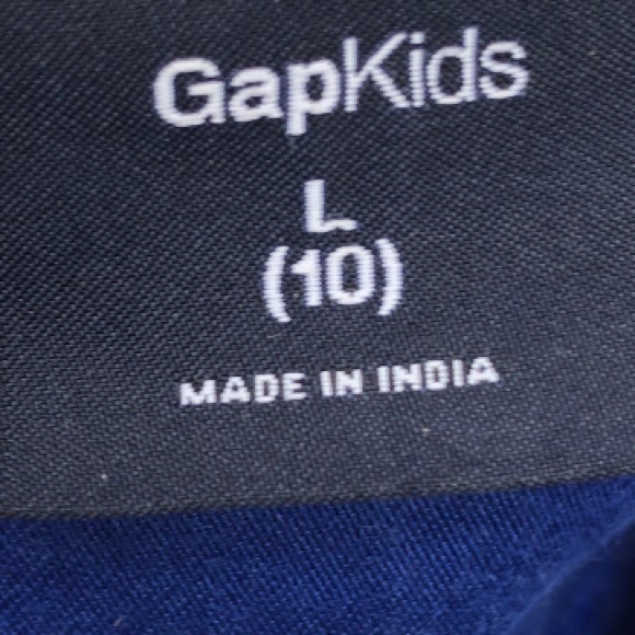 Gap Kids Blue Cotton Embroidered Dress Size 10L - Picture 9 of 12